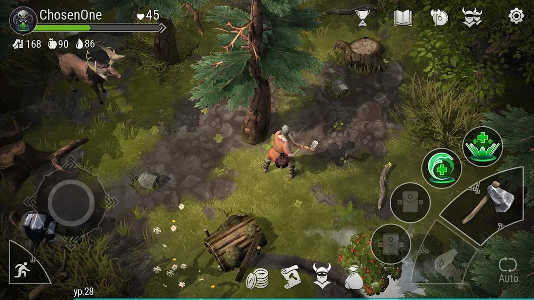 Frostborn: Action RPG (Фростборн)  [МОД Menu] Screenshot 1