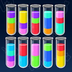 Взлом SortPuz 3D: Water Color Sort (СортПаз 3Д)  [МОД Меню] - последняя версия apk на Андроид