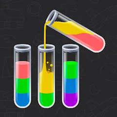 Взломанная Water Sort Puzzle - Sort Color  [МОД Бесконечные монеты] - полная версия apk на Андроид