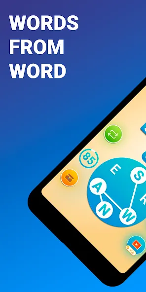 Words from word: Crosswords  [МОД Unlimited Money] Screenshot 1