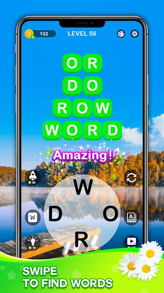 Word Connect - Train Brain (Ворд Коннект)  [МОД Все открыто] Screenshot 1