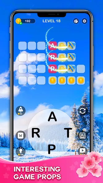 Word Connect - Train Brain (Ворд Коннект)  [МОД Все открыто] Screenshot 3