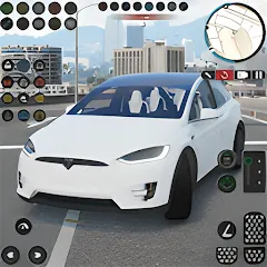 Взлом Electric Tesla Model X Driver (Электрический водитель   )  [МОД Unlimited Money] - полная версия apk на Андроид